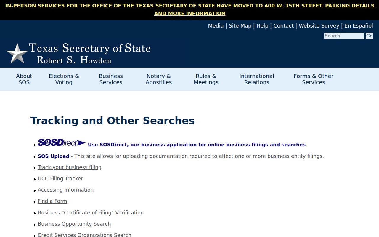 Victoria resident lookup Texas SOS business search options